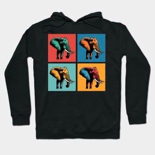 Vibrant Pop Art Elephant T-Shirt - Wear Art on Your Sleeve! Hoodie